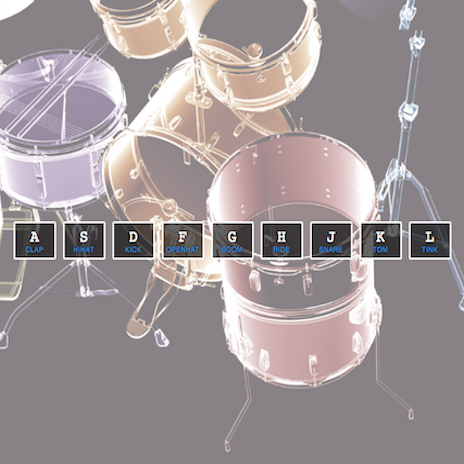 Picture from JavaScript DrumKit